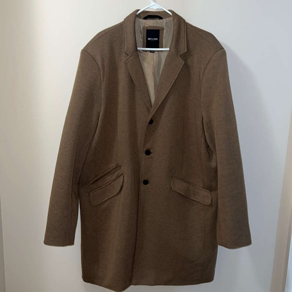 ONLY & SONS WOOL TRENCH